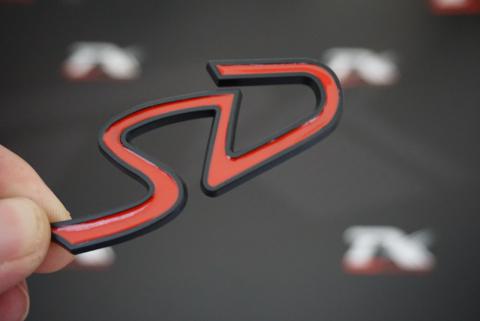 Mini Cooper SD F55 F56 JCW Krom Metal Bagaj Logo