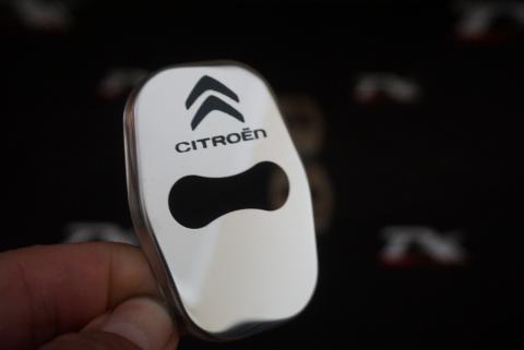 Citroen Krom Metal 3M Kapı Kilidi Logo 4 Lü Set