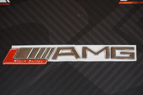 Mercedes Benz AMG Black Series Krom 3M 3D Bagaj Logo Amblem