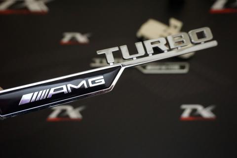 Mercedes Benz Turbo AMG Çamurluk Yanı Logo Amblem 2 Li Set