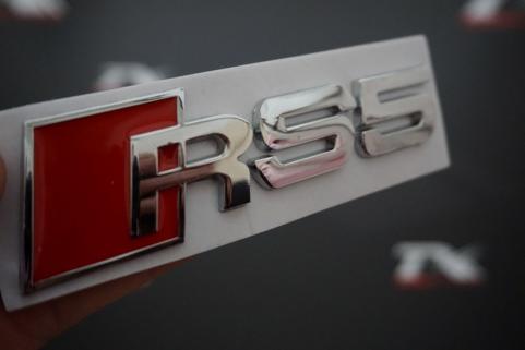 Audi RS5 Metal 3M 3D Bagaj Logo Orjinal ürün