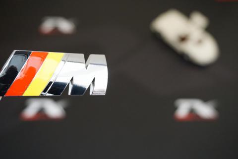 Bmw M Bagaj Krom Metal Logo 3M 3D