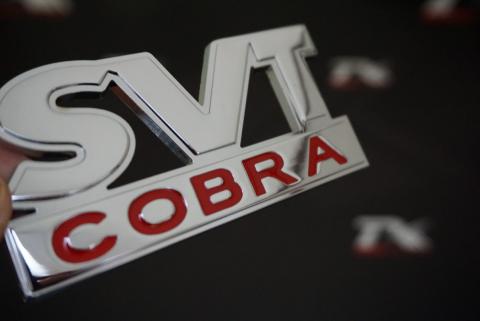 Ford Mustang Shelby SVT Cobra Bagaj Krom Metal 3M 3D Logo Amblem