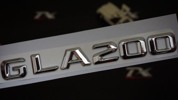 GLA200 Bagaj Krom Metal 3M 3D Yazı Logo