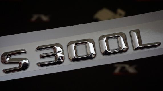 S300L Bagaj Krom Metal 3M 3D Yazı Logo