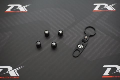 Toyota Logo Anahtarlık Sibop Kapağı Seti