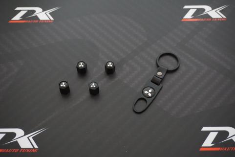 Mitsubishi Logo Anahtarlık Sibop Kapağı Seti
