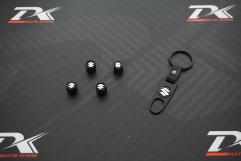 Suzuki Logo Anahtarlık Sibop Kapağı Seti