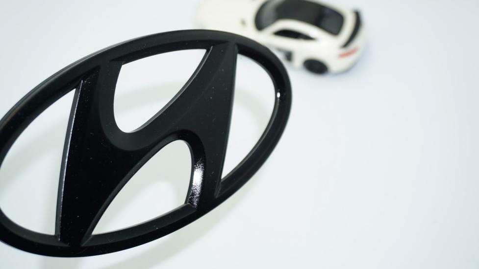DK Tuning İONİQ Siyah Bagaj Logo Hyundai İle Uyumlu