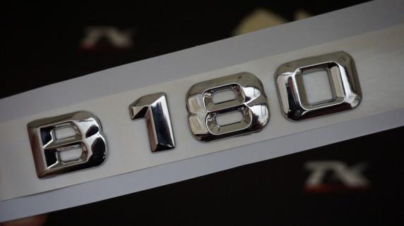 B180 Bagaj Krom Metal 3M 3D Yazı Logo
