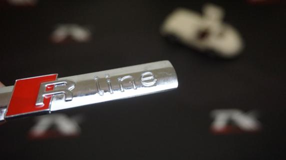 Audi R Line Bagaj 3M 3D Krom Metal Logo