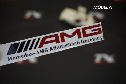 Mercedes Benz AMG Affalterbach Alüminyum Torpido Ayna Sticker