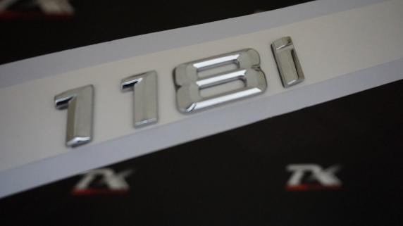 Bmw 118i Bagaj Krom Metal 3M 3D Yazı Logo