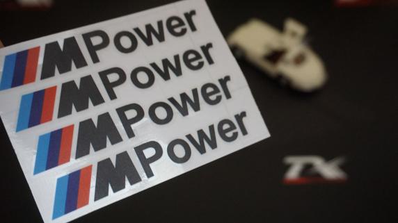 Bmw M Power Kapı Kolu 4 Lü Sticker Set
