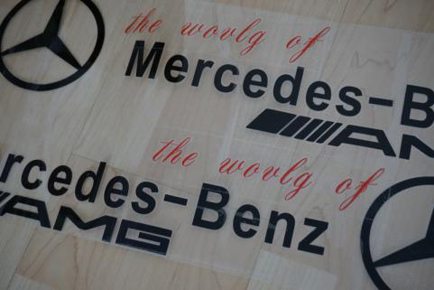 Mercedes Benz AMG Logo Oto Kapı Sticker