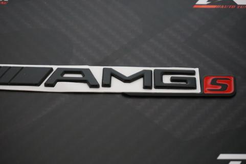 Mercedes Benz AMG S Series Bagaj 3M 3D Logo Amblem
