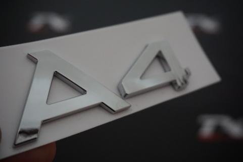 Audi A4 Bagaj Krom 3M Yazı Logo Orjinal Ürün