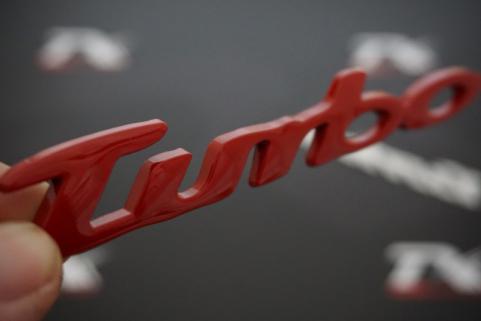 Mitsubishi Turbo Çamurluk Yanı 3M 3D Metal Logo Arma