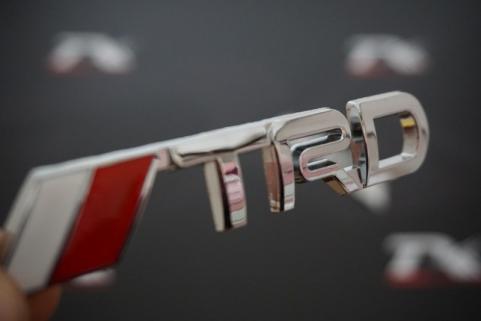 Toyota TRD Çamurluk Krom Metal 3M Yazı Logo 2 Li Set K