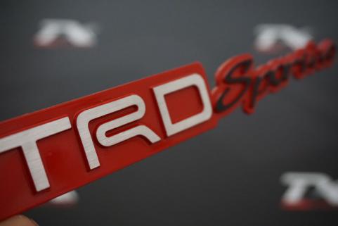Toyota TRD Sportivo Bagaj 3M 3D Krom Metal Logo Amblem New Style
