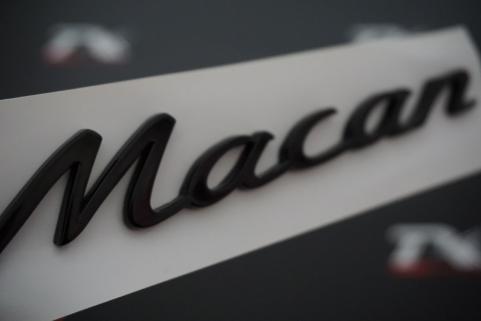 Porsche Macan Metal 3M Bagaj Logo Orjinal Ürün