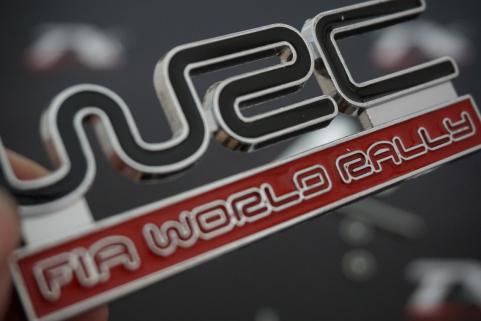 Subaru WRC World Rally Championship Ön Panjur Vidalı Krom Metal Logo