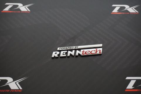 Powered By Renn Tech Bagaj Krom Metal Logo