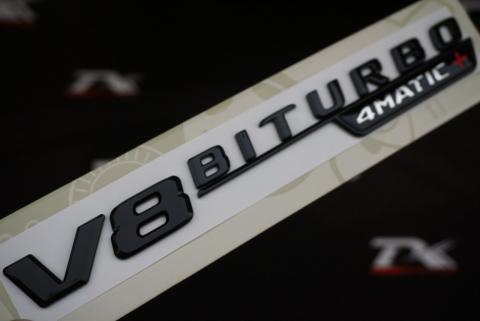 V8 Biturbo Plus Çamurluk Yanı Logo OEM Ürün