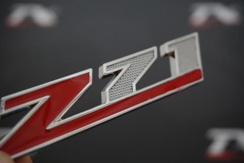 Chevrolet Silverado Z71 Off Road Bagaj 3M Krom Metal Logo