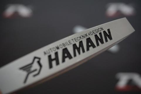 Bmw Hamann Logo Yan Çamurluk 3M 3D Krom Metal Logo Amblem