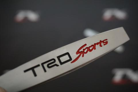 Toyota TRD Sports Logo Yan Çamurluk 3M 3D Krom Metal Logo Amblem