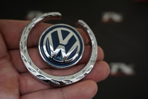 Volkswagen Buğday Kulakları Krom Metal 3M 3D Logo OEM Ürün