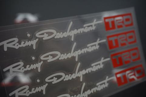 Toyota TRD Racing Development Kapı Kolu Ayna Torpido Sticker