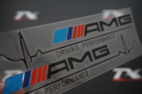 Mercedes Benz AMG Driving Performance Kapı Cam Body Sticker