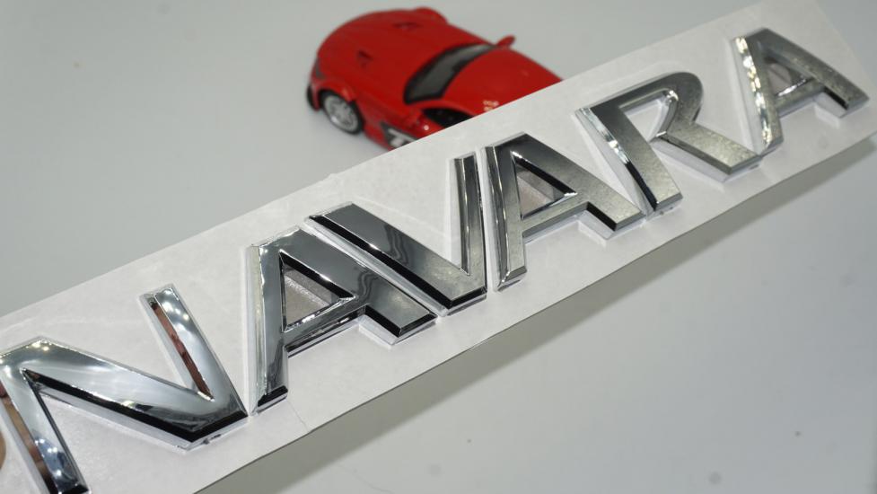 Nissan Navara 3M 3D Krom Abs Bagaj Yazı Logo Orjinal Ürün