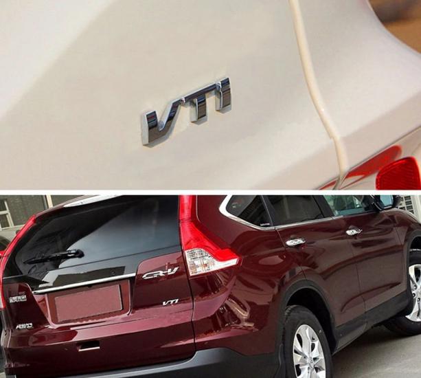 DK Honda VTi Krom Metal Bagaj 3M 3D Yazı Logo Amblem 