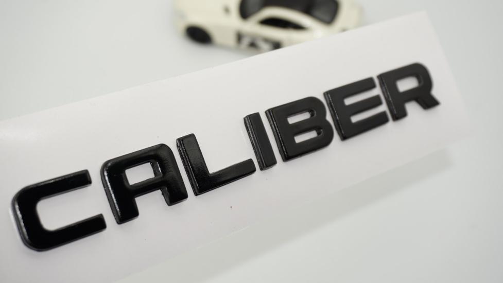 DK Tuning Caliber Bagaj Siyah ABS Yazı Logo Amblem Dodge İle Uyumlu