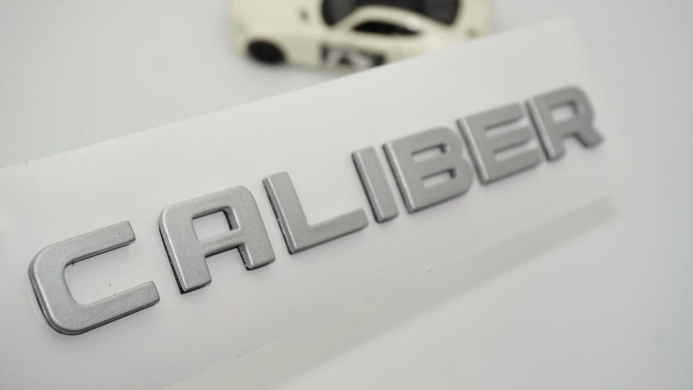 DK Tuning Caliber Bagaj Gri ABS Yazı Logo Amblem Dodge İle Uyumlu