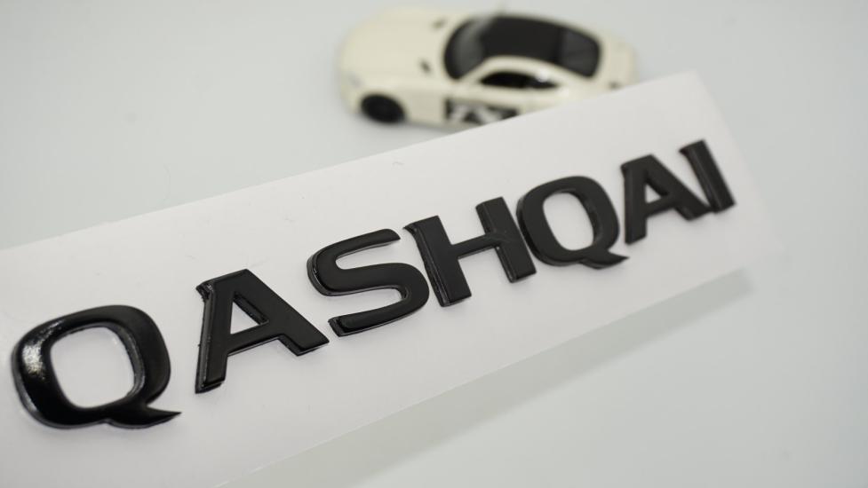 DK Tuning Qashqai J11 Siyah Bagaj Kısa Yazı Logo Nissan İle Uyumlu