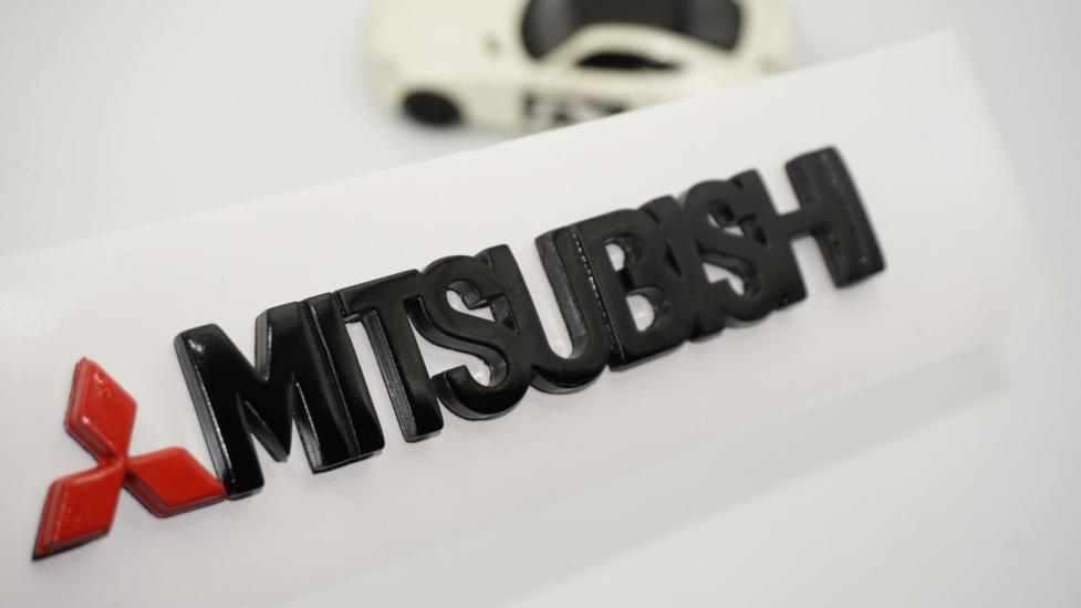 DK Tuning Mitsubishi Bagaj Siyah Yazı Logo Arma