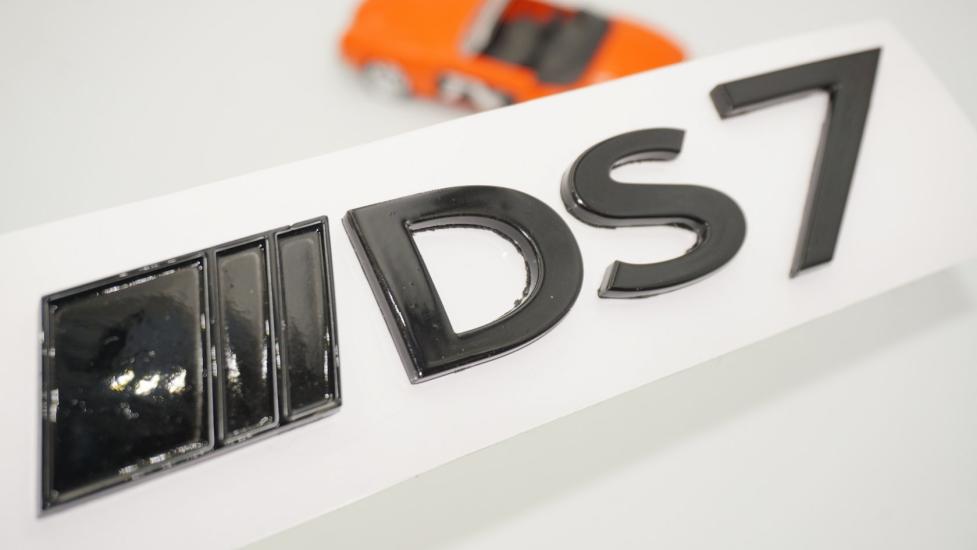 DK Tuning DS7 Bagaj Siyah ABS 3M Logo Arma Yazı Citroen İle Uyumlu