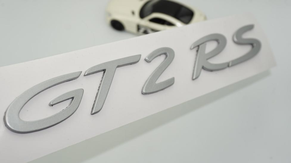 DK Tuning Porsche 911 GT2 RS Bagaj Gri ABS Yazı Logo Amblem