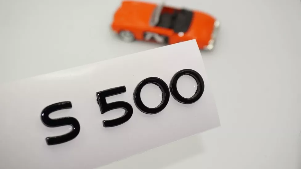 DK Tuning  S500 Maybach Bagaj Siyah ABS Yazı Logo Arma