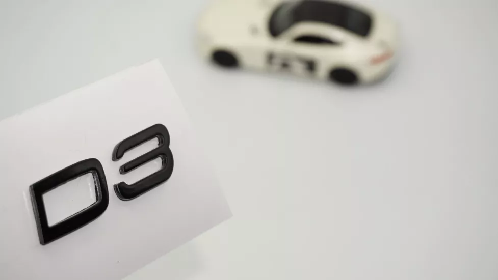 DK Tuning D3 Küçük Boy Bagaj Yazı Logo Volvo ile Uyumlu