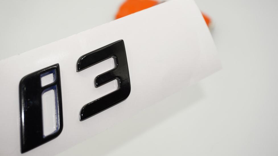 DK Tuning Yeni i3 Bagaj Siyah ABS Yazı Logo Bmw İle Uyumlu