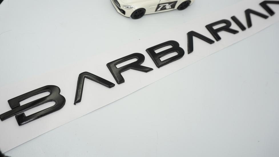DK Tuning L200 Barbarian Siyah Bagaj Yazı Logo Mitsubishi İle Uyumlu