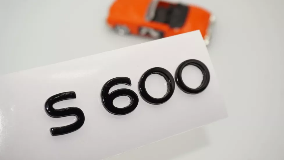 DK Tuning  S600 Maybach Bagaj Siyah ABS Yazı Logo Arma