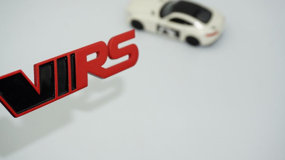 DK Tuning Skoda VRS Bagaj Kırmızı Siyah Logo Arma Amblem