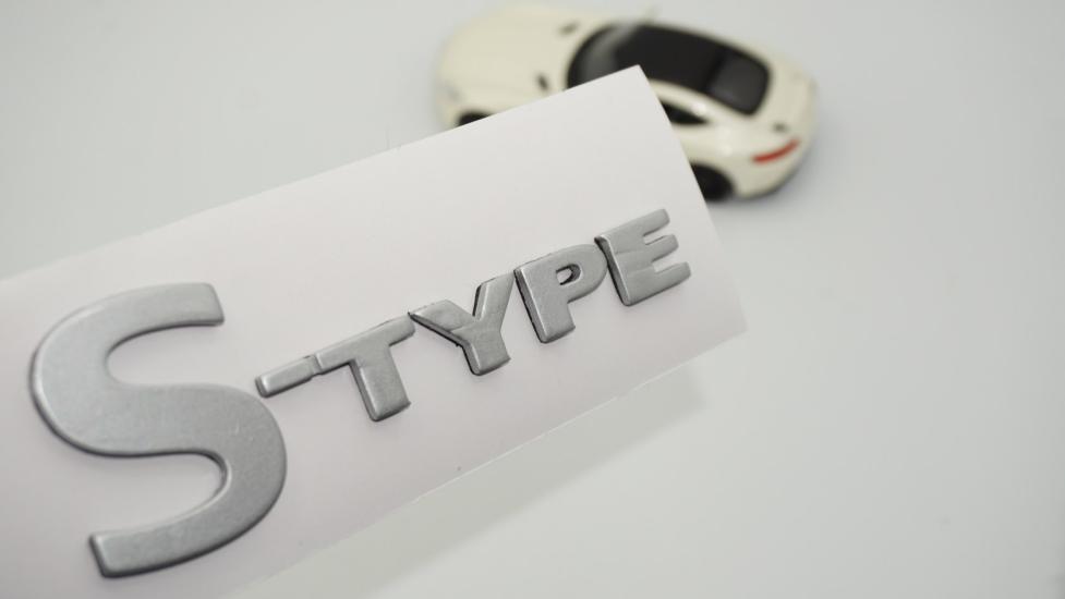 DK Tuning S Type Gri Bagaj Yazı Logo 2001 2010 Jaguar İle Uyumlu