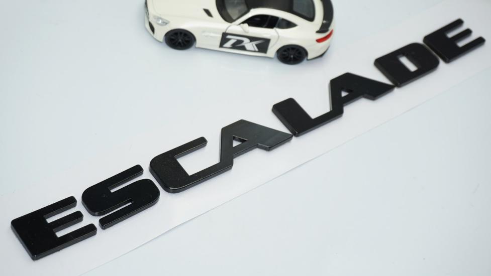 DK Tuning Escalade Bagaj Siyah Yazı Logo Cadillac İle Uyumlu 